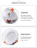 Fotoja e Llambë Tavani Smart Led SONIT Downlight Bulb-WIFI (7w), Picture 2
