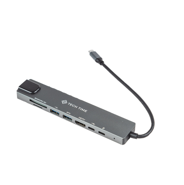 Fotoja e TYPE-C TO HDMI 8IN1 - Tech Time TT24004