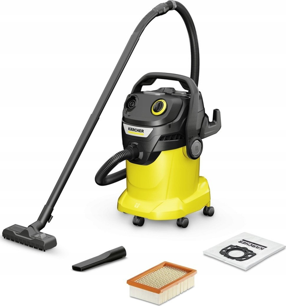 Fotoja e Fshesë industriale Karcher KWD 5 V-25/5/22 1.628-483.0, e verdhë