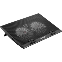 Fotoja e [OUTLET] Mbajtëse me ftohës për laptop Yenkee YSN 120, LED backlight