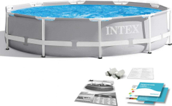 Fotoja e [OUTLET] Pishinë familjare Intex Prism Frame Pool (26700), 305 cm, e hirtë