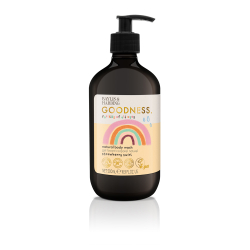 Fotoja e Xhel dushi për fëmijë Baylis & Harding Goodness, Strawberry Swirl, 500ml