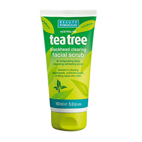 Fotoja e Skrab për fytyrë Beauty Formulas Tea Tree, 150ml