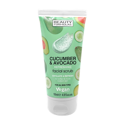 Fotoja e Skrab për fytyrë Beauty Formulas Cucumber & Avocado, 150ml