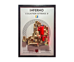 Fotoja e Kornizë CS2/CS:GO - 3D Map Inferno