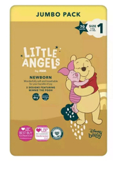 Fotoja e Pelena për fëmijë Little Angels Size 1 Disney Jumbo 70 Copë, 2 deri 5 kg
