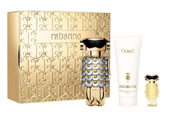 Fotoja e Set Paco Rabanne Fame, Eau de Parfum, 80ml + losion për trup, 100ml + mini, 4ml