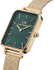 Fotoja e Orë dore për femra Daniel Wellington Quadro 20 x 26 Pressed Sheffield Evergold Emerald DW00100561, e artë, Picture 2