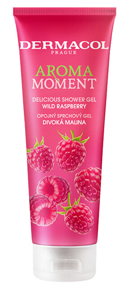 Fotoja e Xhel dushi Dermacol Wild Raspberry Aroma Moment, 250 ml