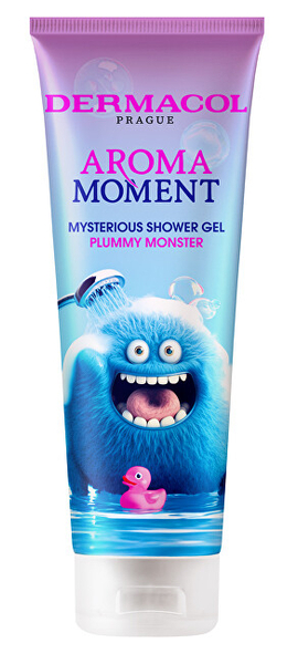 Fotoja e Xhel dushi për fëmijë Dermacol Plummy Monster Aroma Moment, 250 ml
