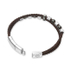 Fotoja e Byzylyk lëkure për meshkuj Police Freeway Double Leather Bracelet PEAGB0035604, i kaftë, Picture 2