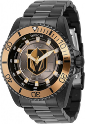 Fotoja e Orë dore Invicta NHL Vegal Golden Knights, e zezë