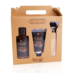 Fotoja e Set Xhel dushi 140 ml + Losion pas rrojës 60 ml + Hapëse shisheje Accentra Men Body Care Kit
