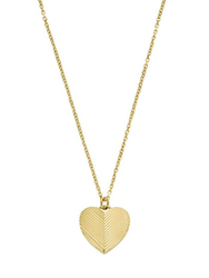 Fotoja e Qafore për femra Fossil Heart Harlow JF04652710, e artë