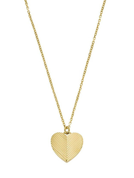 Fotoja e Qafore për femra Fossil Heart Harlow JF04652710, e artë
