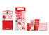 Fotoja e Set Xhel dushi 50 ml, Krem trupi 50 ml, Krem duarsh 50 ml, Perla banje 80 g dhe një Sfungjer për larje Grace Cole Christmas Candy, Cocoa & Vanilla, Picture 1