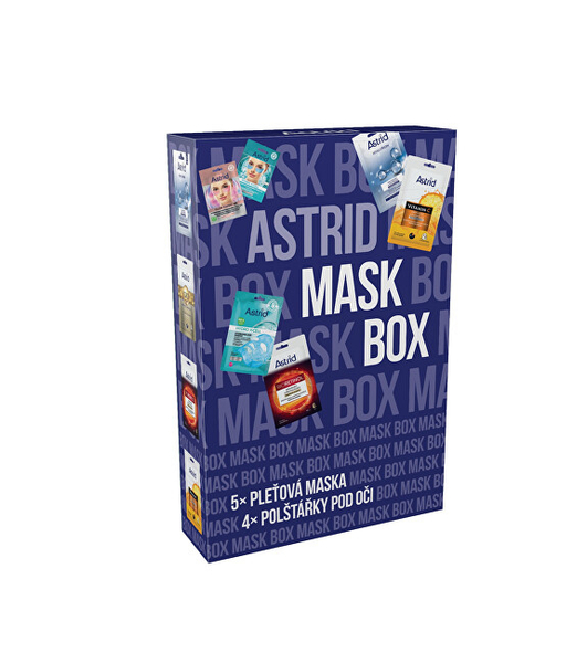 Fotoja e Set maska për fytyrë Astrid, 5 x maska për fytyrë + 3 x maska për sy
