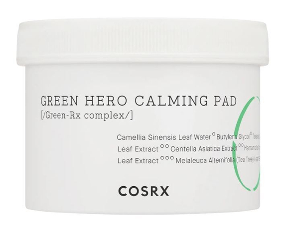 Fotoja e Tampona me tonik CosRx One Step Green Hero Calming Pads, 70 copë