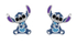 Fotoja e Vathë për fëmijë Disney Stitch Lilo & Stitch ES00037SRHL.CS, të kaltër/argjendtë, Picture 1