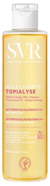 Fotoja e Vaj pastrues për fytyrë SVR Topialyse Soap-Free, 200 ml