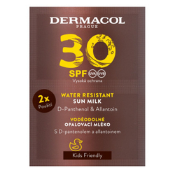 Fotoja e Losion mbrojtës ndaj diellit Dermacol Water Resistant Sun Milk SPF 30, 2 x 15 ml