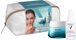 Fotoja e Set Vichy Mineral 89 kVI745 Krem fytyre 50 ml + Xhel 40 ml + Çantë kozmetike