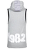 Fotoja e Loretto Hooded Tank Top - Gray Melange, XL, Picture 7