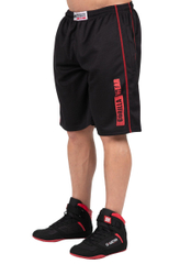 Fotoja e Wallace Mesh Shorts - Black/Red, S/M