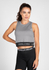 Fotoja e Colby Cropped Tank Top - Gray, S, Picture 1