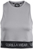 Fotoja e Colby Cropped Tank Top - Gray, S, Picture 5