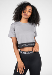 Fotoja e Colby Cropped T-Shirt - Gray, M