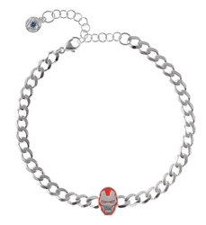Fotoja e Byzylyk për djem Disney Iron Man Marvel BS00084SRRQL-7-XS, i argjendtë