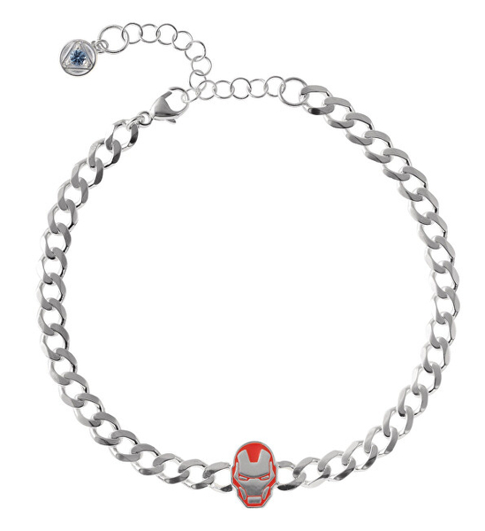 Fotoja e Byzylyk për djem Disney Iron Man Marvel BS00084SRRQL-7-XS, i argjendtë