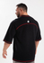 Fotoja e Finley Oversized T-Shirt - Black/Red, 3XL, Picture 2