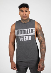 Fotoja e Lopez Drop Armhole Tank Top - Dark Gray Melange, XL