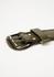 Fotoja e Gorilla Wear 4 Inch Padded Leather Lifting Belt - Army Green, L/XL, Picture 3