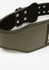 Fotoja e Gorilla Wear 4 Inch Padded Leather Lifting Belt - Army Green, S/M, Picture 5