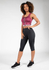 Fotoja e Mesa Zip Front Crop Top - Burgundy Red, XS, Picture 3