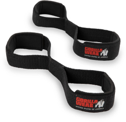 Fotoja e Figure 8 Lifting Straps - Black, L/XL