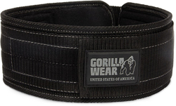 Fotoja e Gorilla Wear 4 Inch Nylon Lifting Belt - Black/Gray, L/XL