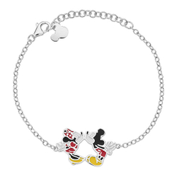 Fotoja e Byzylyk për vajza Disney Mickey and Minnie Mouse BS00044SL-55.CS, i argjendtë