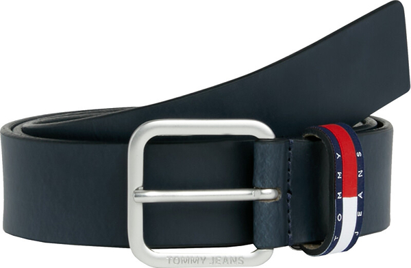 Fotoja e Rrip lëkure për meshkuj Tommy Hilfiger, 115 cm, i kaltër