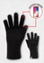 Fotoja e Waco Knitted Gloves - Black, S, Picture 3