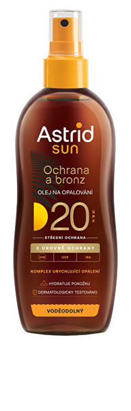 Fotoja e Vaj dielli Astrid SPF 20 Sun, 200 ml