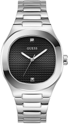 Fotoja e Orë dore për meshkuj Guess Headline GW0662G1, e argjendtë