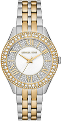 Fotoja e Orë dore për femra Michael Kors Harlowe MK4811, e argjendtë/artë