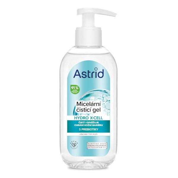 Fotoja e Xhel pastrues për fytyrë Astrid Hydro X-Cell, 200 ml