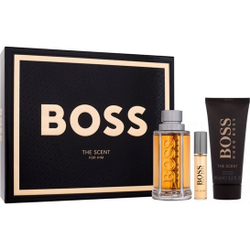 Fotoja e Set Eau de Toilette Hugo Boss Boss The Scent + xhel dushi + losion rroje, 100ml + 100 ml + 10 ml