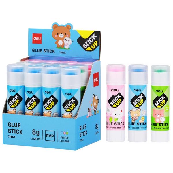Fotoja e Deli Ngjites Stick 8Gr Me Ngjyra 7165A 1/12