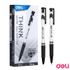 Fotoja e Deli Kimik Ballpoint Think Q25Bk Black 0.7 1/12, Picture 2